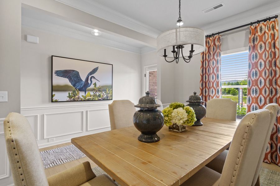 Furnished interior view inside a new home in Capstone Estates, Apison (Image 10).