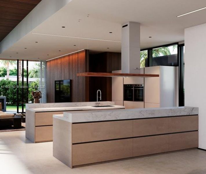 Furnished interior view inside a new home in , Miami (Image 14). Furnished interior view inside a new home in , Miami (Image 14).