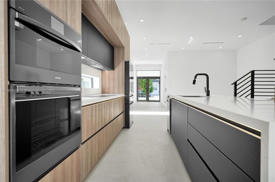 Furnished interior view inside a new home in , Miami (Image 10).