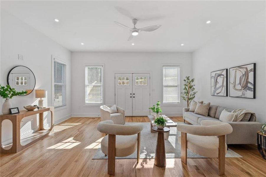 Furnished interior view inside a new home in , Atlanta (Image 5).