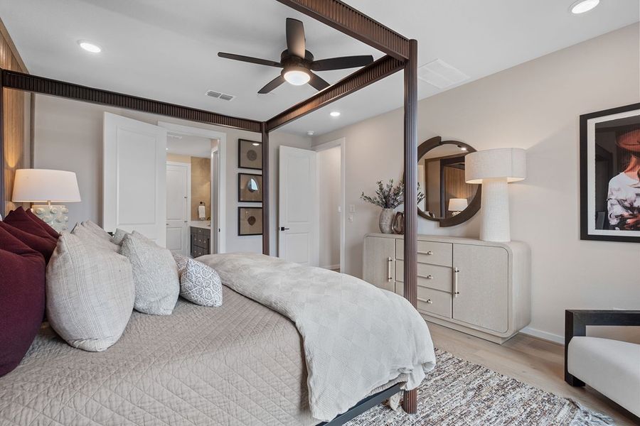 Furnished interior view inside a new home in Austin Point, Richmond (Image 14). Furnished interior view inside a new home in Austin Point, Richmond (Image 14).