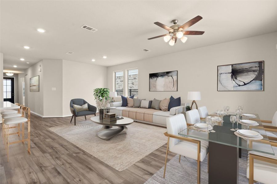 This home boasts a spacious open concept layout that combines the best of modern design and comfort for everyday living.