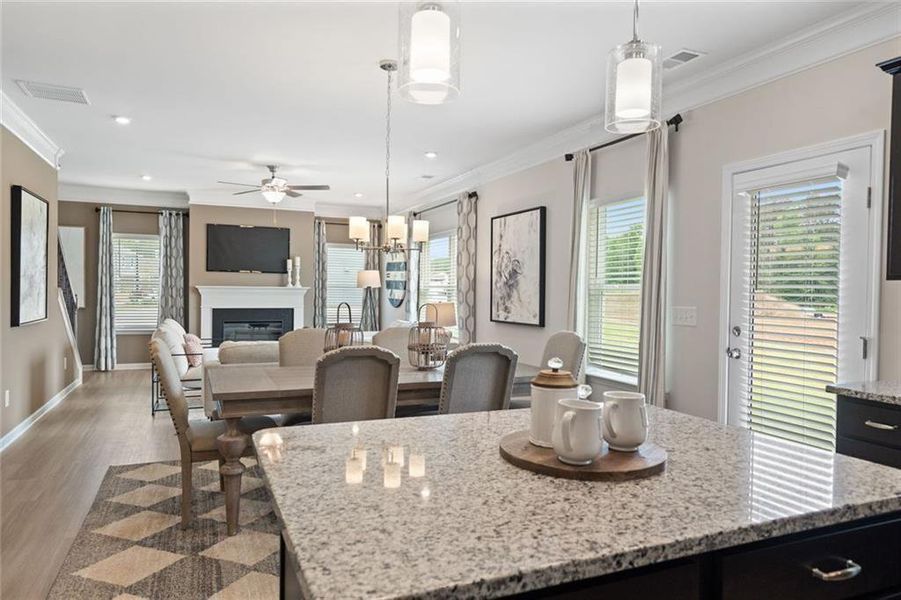 Furnished interior view inside a new home in Evergreen at Lakeside, Temple (Image 10).