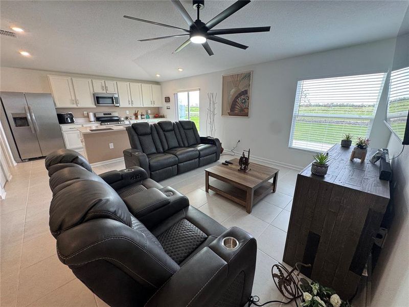 Furnished interior view inside a new home in Hamilton Bluff, Haines City (Image 14).