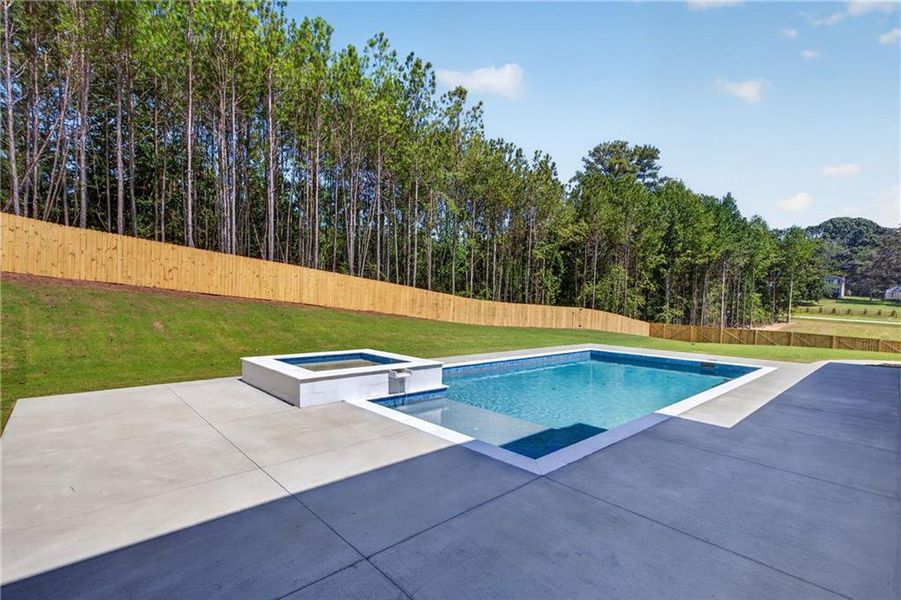Exterior details and patio area of a home in , Dacula (Image 42).