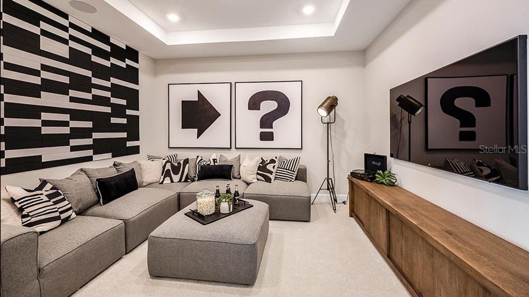 Furnished interior view inside a new home in Lochside, Mount Dora (Image 26). Furnished interior view inside a new home in Lochside, Mount Dora (Image 26).