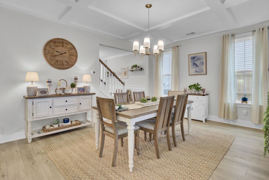 Furnished interior view inside a new home in Lochton, Summerville (Image 63).