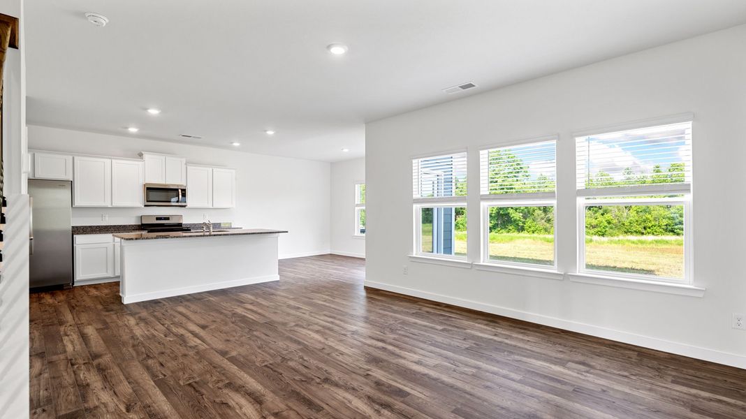 Spacious, unfurnished interior of a new home in The Cove at Thrasher Landing, Hixson (Image 13).