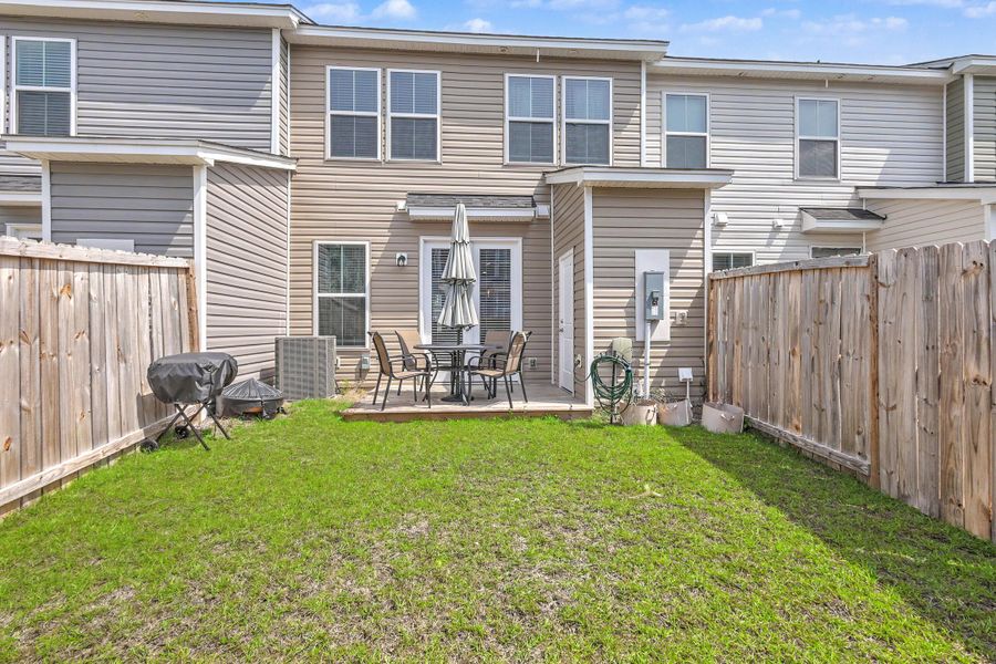Exterior details and patio area of a home in , Summerville (Image 4).