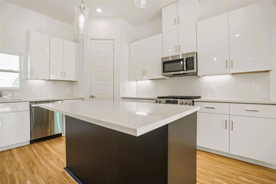 Furnished interior view inside a new home in , Houston (Image 26).