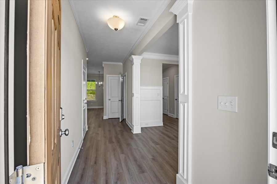 Spacious, unfurnished interior of a new home in Forrest Bluff, North Augusta (Image 14). Spacious, unfurnished interior of a new home in Forrest Bluff, North Augusta (Image 14).