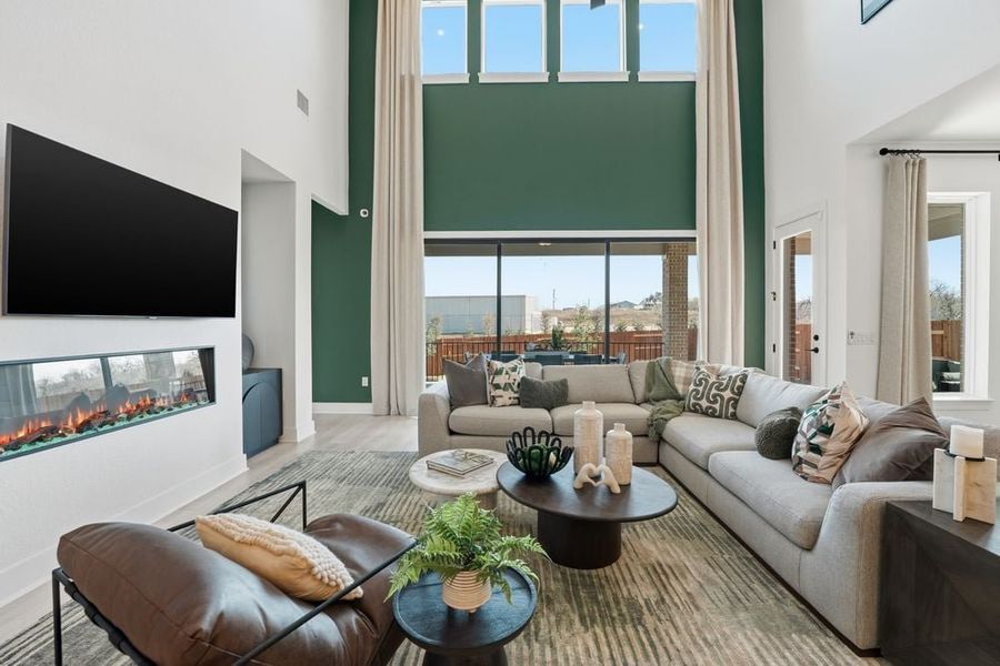 Representative furnished interior of a home built from the Mesa by Taylor Morrison in Silverleaf 60s, Cedar Creek (Image 12).