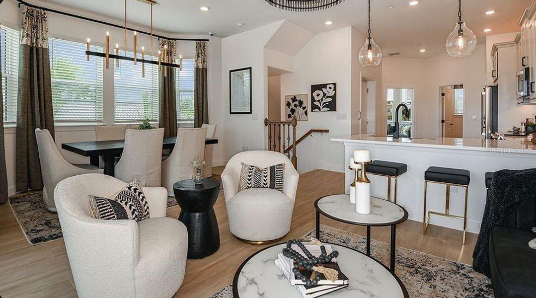 Furnished interior view inside a new home in Seahaven, Punta Gorda (Image 19).