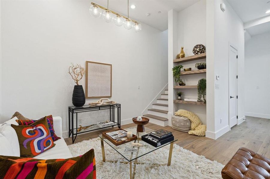 Furnished interior view inside a new home in , Dallas (Image 17).