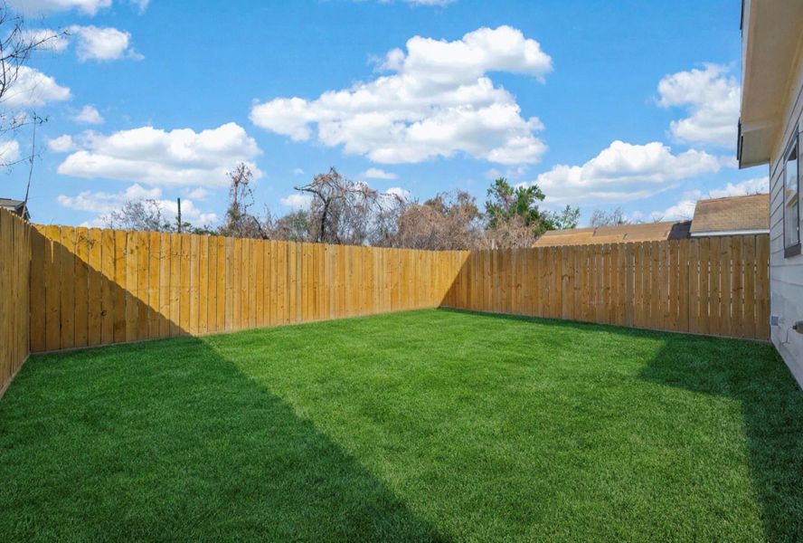 Exterior details and patio area of a home in , Houston (Image 3).