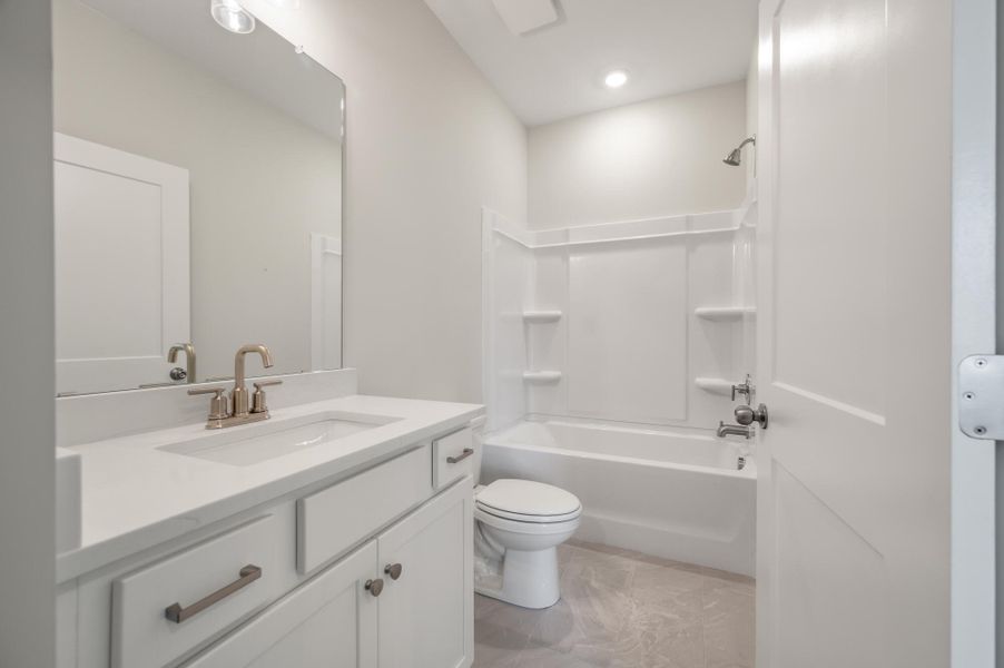 Furnished interior view inside a new home in The Bluffs at Pinefield Townhomes, Charleston (Image 13). Furnished interior view inside a new home in The Bluffs at Pinefield Townhomes, Charleston (Image 13).