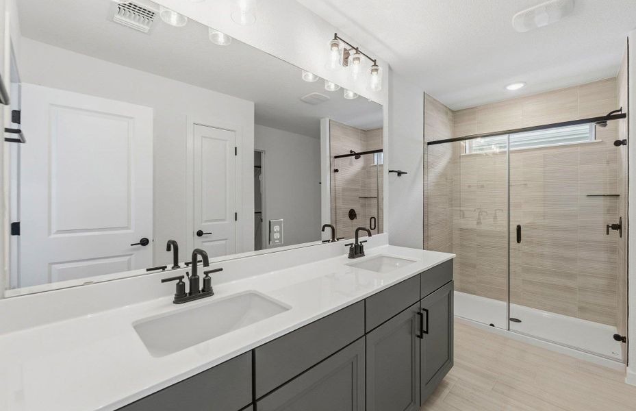 Furnished interior view inside a new home in Santa Rita Ranch, Liberty Hill (Image 14).