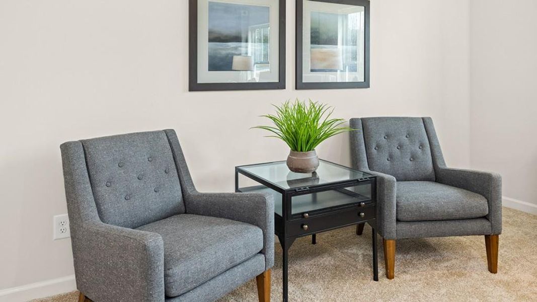 Furnished interior view inside a new home in Sheffield Highlands, Dallas (Image 24).