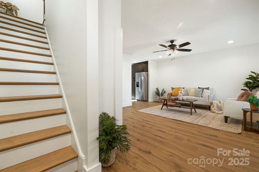 Furnished interior view inside a new home in , Canton (Image 18).