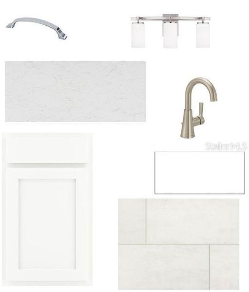 Sample of building materials used in homes in Chapel Crossings - Garden Series, Wesley Chapel (Image 4).