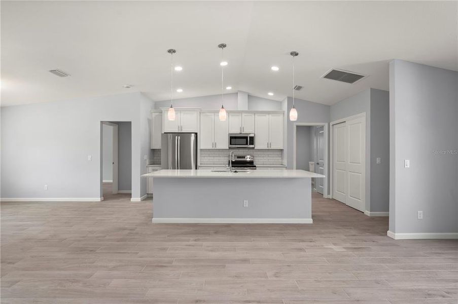 Furnished interior view inside a new home in , Punta Gorda (Image 6). Furnished interior view inside a new home in , Punta Gorda (Image 6).