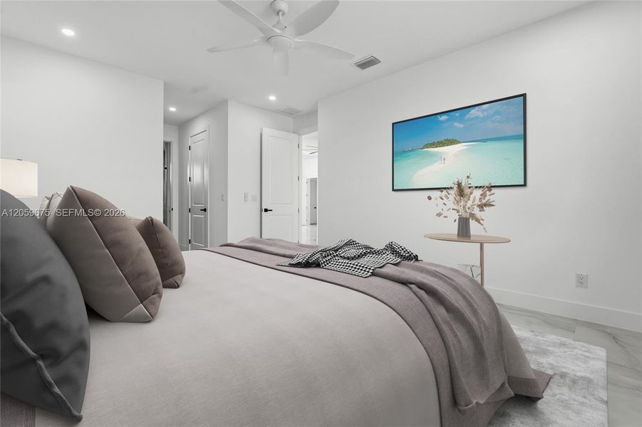 Furnished interior view inside a new home in , Cape Coral (Image 16).