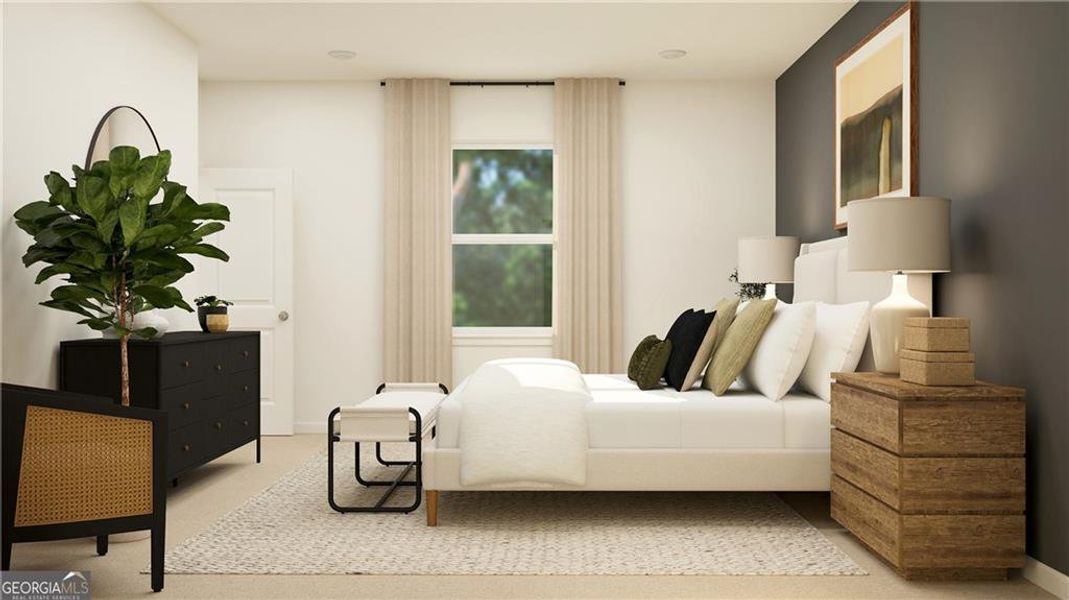 Furnished interior view inside a new home in Millers Pointe, Conyers (Image 21).