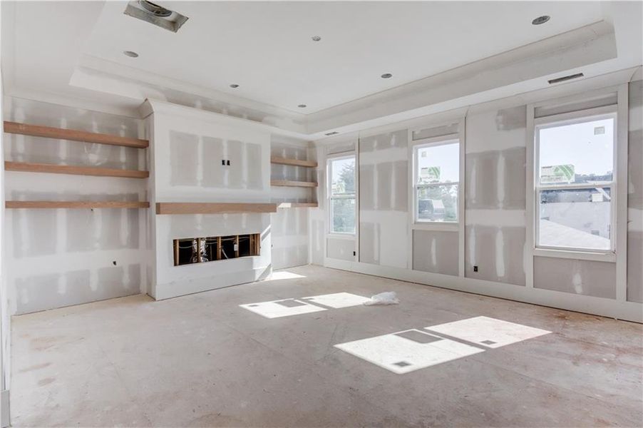 In-progress construction of a new home in , Buford, GA (Image 19).