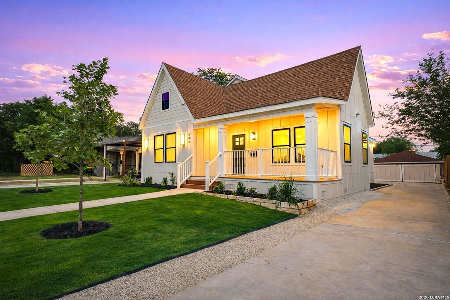 Front exterior of a new home in , San Antonio, TX, highlighting curb appeal (Image 31).
