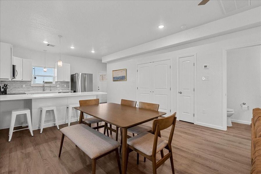 Furnished interior view inside a new home in , Surfside Beach (Image 13). Furnished interior view inside a new home in , Surfside Beach (Image 13).