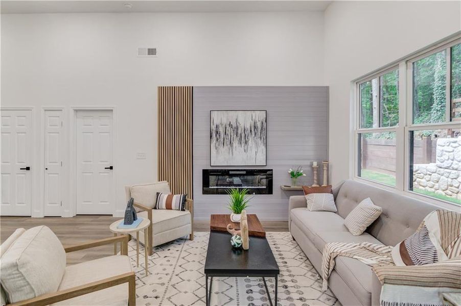 Furnished interior view inside a new home in , Gainesville (Image 11).