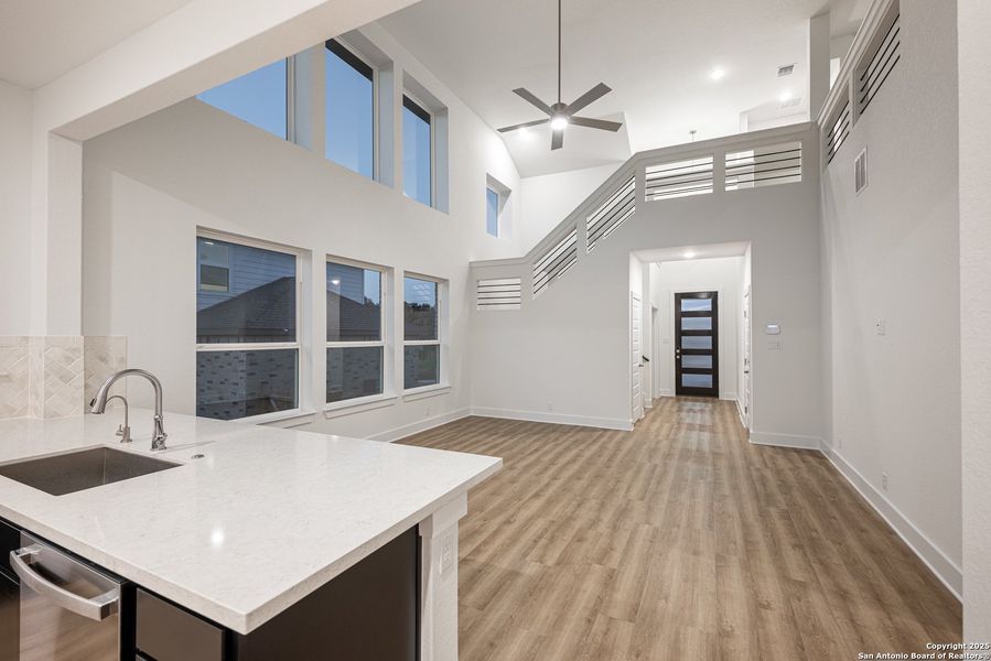 Furnished interior view inside a new home in Buffalo Crossing – New Phase Now Preselling, Cibolo (Image 16).