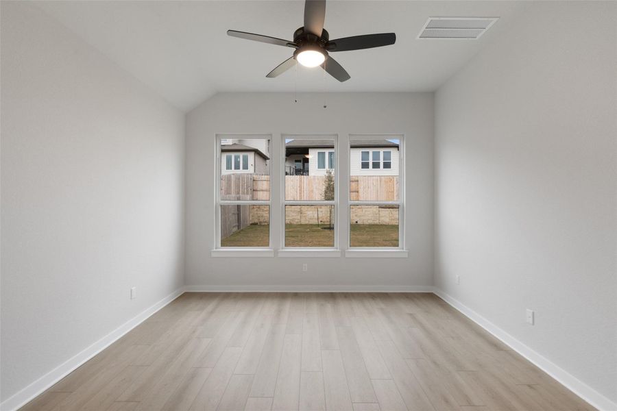 Spacious, unfurnished interior of a new home in Lariat, Liberty Hill (Image 28). Spacious, unfurnished interior of a new home in Lariat, Liberty Hill (Image 28).