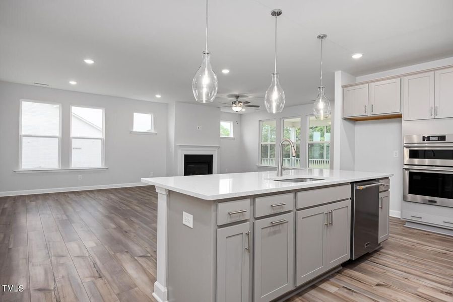 Furnished interior view inside a new home in Tobacco Road, Angier (Image 72).