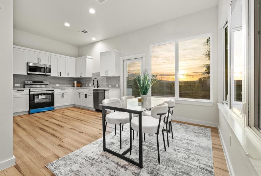 Furnished interior view inside a new home in , Austin (Image 3).