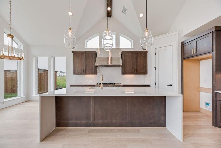 Furnished interior view inside a new home in Park Place, Prosper (Image 7).