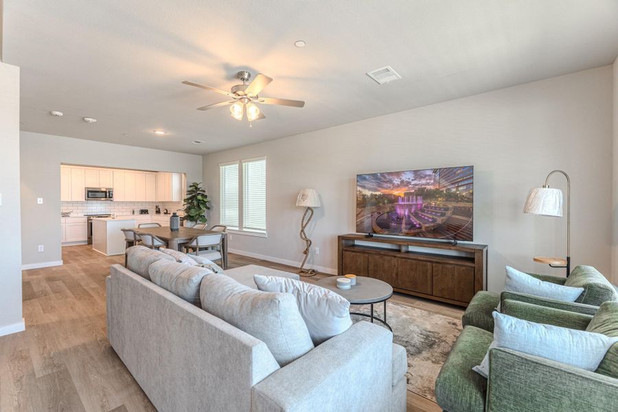 Furnished interior view inside a new home in , Shenandoah (Image 13). Furnished interior view inside a new home in , Shenandoah (Image 13).