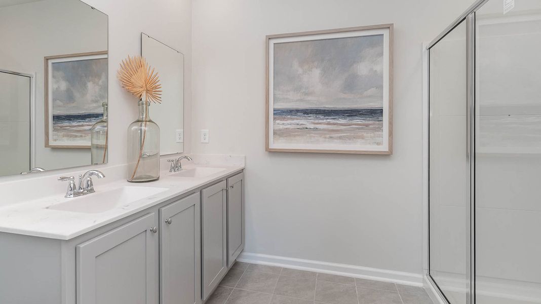 Furnished interior view inside a new home in Riggs Pointe, Millington (Image 15).