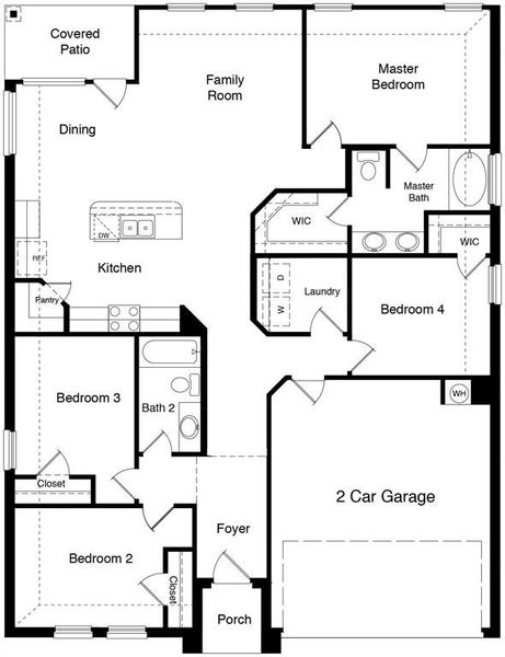 D.R. Horton's Stark Floorplan - All Home and community information, including pricing, included features, terms, availability and amenities, are subject to change at any time without notice or obligation. All Drawings, pictures, photographs, video, square footages, floor plans, elevations, features, colors and sizes are approximate for illustration purposes only and will vary from the homes as built.