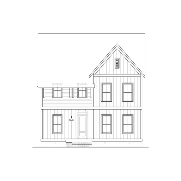 Representative exterior photo of a completed home built from the Lily by Red Cedar Homes in Cedars at First Street, Huntersville, NC (Image 1).