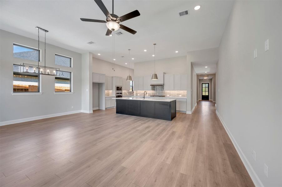 Furnished interior view inside a new home in The Highlands Encore - Tranquil Collection, Porter (Image 9).