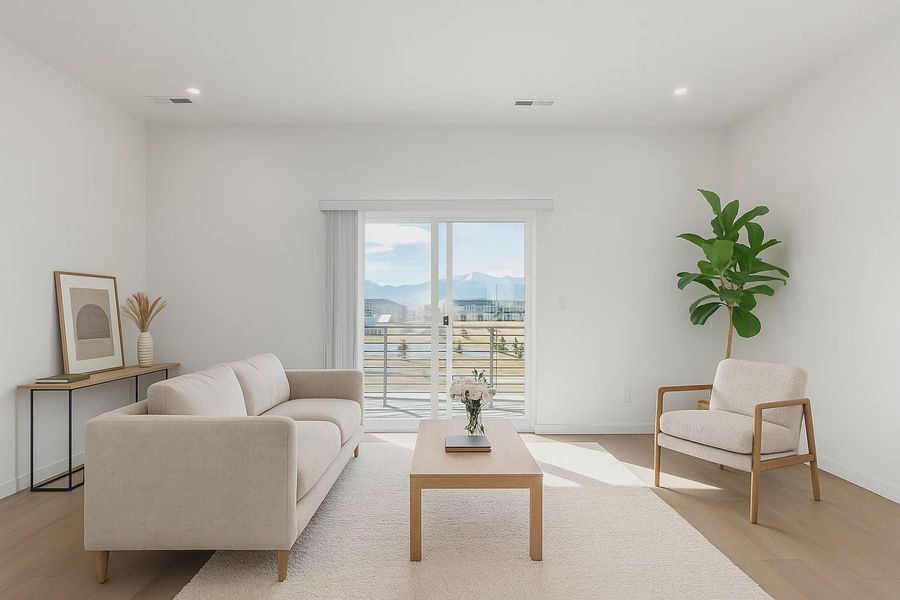 Furnished interior view inside a new home in Parkside at Victory Ridge, Colorado Springs (Image 4).