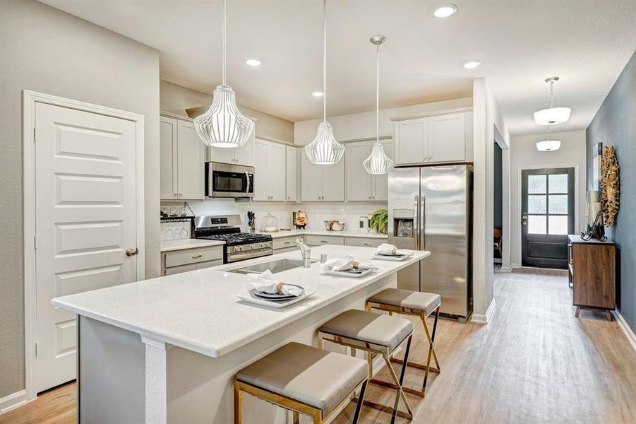 Furnished interior view inside a new home in , Crowley (Image 11).