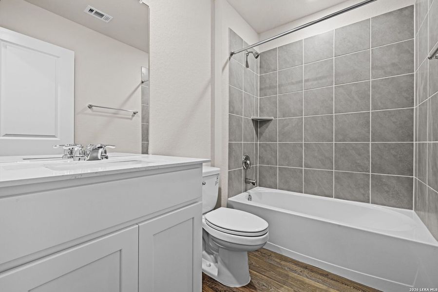 Furnished interior view inside a new home in Redbird Ranch, San Antonio (Image 8).