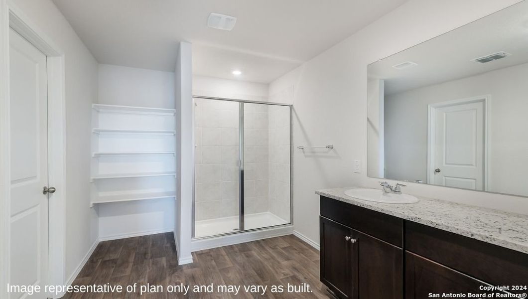 Furnished interior view inside a new home in Langdon, San Antonio (Image 9).