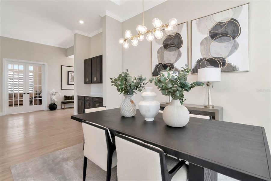 Furnished interior view inside a new home in , Wesley Chapel (Image 5).