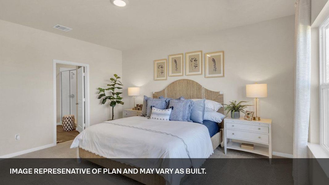 Furnished interior view inside a new home in Southgrove, Kyle (Image 14).