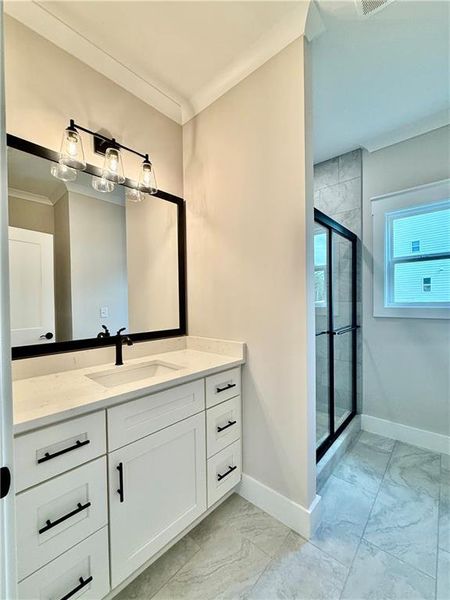 Furnished interior view inside a new home in , Rydal (Image 8).