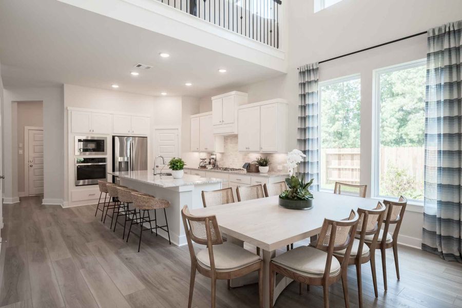Furnished interior view inside a new home in Oakhill Reserve, Tomball (Image 5).