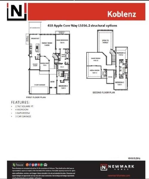 2D floor plan layout of this home in Harvest Green - Final Opportunities, Richmond, TX (Image 2). 2D floor plan layout of this home in Harvest Green - Final Opportunities, Richmond, TX (Image 2).